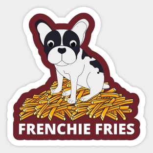 Frenchie Fries Sticker